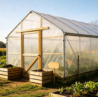 Serre agricole de grande taille en promotion pour la culture de légumes