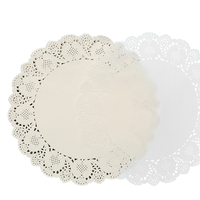 Sous-verres en papier anti-graisse de luxe classiques et modernes en gros, 50 pièces/ensemble, sous-verres jetables, écologiques, imprimés à l'encre de soja
