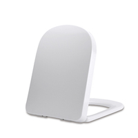 SUNTEN SU038 Siège de toilette carré moderne de luxe blanc UF avec fixation rapide, fermeture douce, garantie de 2 ans et plaque de recouvrement amortissante