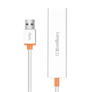 Großhandel 3 gigabit lan karte-USB-C zu Ethernet Adapter USBC Thunderbolt 3 zu Gigabit Netzwerk RJ45 1000 Mbit/s LAN Wired Network Card für Windows und Mac OS