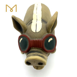 2024 Hotselling Hond Piepend Speelgoed Latex Hond Kauwen Speelgoed Met Een Klokkende Pieper Grommend Varkenshond Speelgoed - Product Image 5