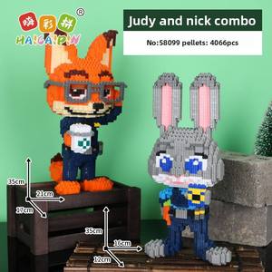 Hai Cai Pin, Juguete de Construcción para Adultos, Bloques de Construcción de la Serie Zootopia, Nick, 40 Piezas, Plástico ABS, Gran Venta - Product Image 6
