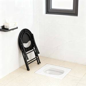Chaise de toilette pliante moderne et portable en métal antidérapante pour personnes âgées, approvisionnement direct usine de meubles - Product Image 6