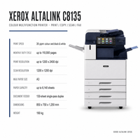 Utilisé pour l'imprimante couleur, le copieur, le scanner, la machine à fax, format A3, 30/35 ppm, portable pour C8130/C8135