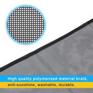 Housse de protection pour climatiseur extérieur, en maille de polyester noire, pour unité de climatisation centrale, installation sans perçage - Product Image 4