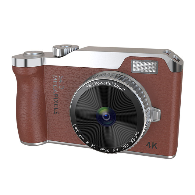 Portable Digital Camera Retro Style , 2.4" IPS Screen with 16X Zoom