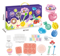 Kit de fabrication de savon DIY pour enfants, formes de fruits, ensemble d'activités artisanales faites à la main, jouet éducatif scientifique STEM, cadeau d'anniversaire
