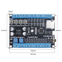 Module sonore FN-BC20 Mini lecteur MP3 avec 20 boutons de déclenchement et 2 amplificateurs de classe D de 25 W