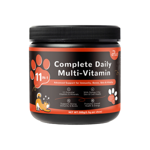 Meilleures ventes Fabricant professionnel efficace 11 en 1 Multi-vitamines à mâcher quotidiennement <span class=keywords><strong>pour</strong></span> animaux <span class=keywords><strong>de</strong></span> compagnie Soutien immunitaire - Product Image 1