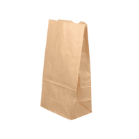 Khpack Sacs en papier kraft blanc SOS de taille d'impression personnalisée en pharmacie pour l'emballage de ramassage de médicaments sur ordonnance et de pilules à l'hôpital