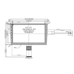 Завод 9-дюймовый Автомобильный дисплей Tft <span class=keywords><strong>IPS</strong></span> <span class=keywords><strong>1280x720</strong></span> емкостный сенсорный ЖК-модуль высокого разрешения - Product Image 5