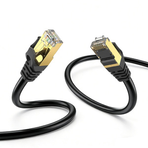 Cat7 STP Shielded Ethernet <b>Cable</b> 10Gbps High Speed <b>RJ45</b> to <b>RJ45</b> Patch Cord for Gaming PC Router Modem Home Office LAN - Product Image 4