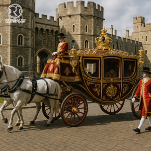 Fabricant de chariots à chevaux de luxe, véhicule électrique royal pour mariage, chariot électrique royal de luxe pour les voyages - Product Image 1