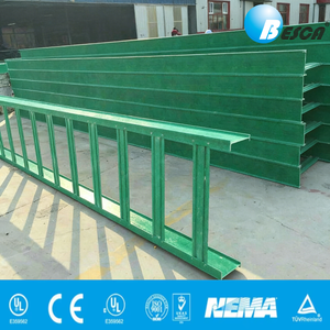 Plateaux porte-câbles en aluminium galvanisé certifiés <span class=keywords><strong>BESA</strong></span> NEMA, type échelle, pour la pose de câbles dans la construction industrielle - Product Image 3