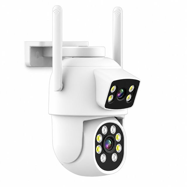Wholesale Outdoor Mini PTZ Camera Built-in Mic Two-Way Speech Intercom WiFi CMOS Sensor Cloud IP65 Waterproof Eseecloud App