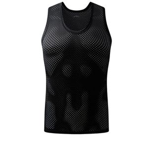 <span class=keywords><strong>Ropa</strong></span> Deportiva <span class=keywords><strong>de</strong></span> Verano Personalizada, Ecológica, <span class=keywords><strong>de</strong></span> Malla, sin Mangas, <span class=keywords><strong>de</strong></span> Secado Rápido, Transpirable, <span class=keywords><strong>de</strong></span> 140 g, para <span class=keywords><strong>Correr</strong></span>, Entrenar, Hacer Ejercicio - Product Image 1