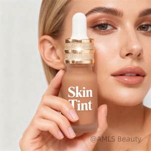 Fond de teint hydratant pour la peau avec base de maquillage léger et naturel à l'acide hyaluronique - Product Image 1