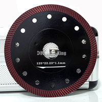 Disque de coupe diamanté super fin 5'' 1,1 mm à livraison rapide, lame de scie diamantée pour meuleuse d'angle