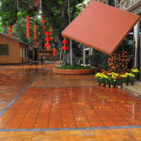 Exterieur keramische terracotta vloertegel outdoor 20x20