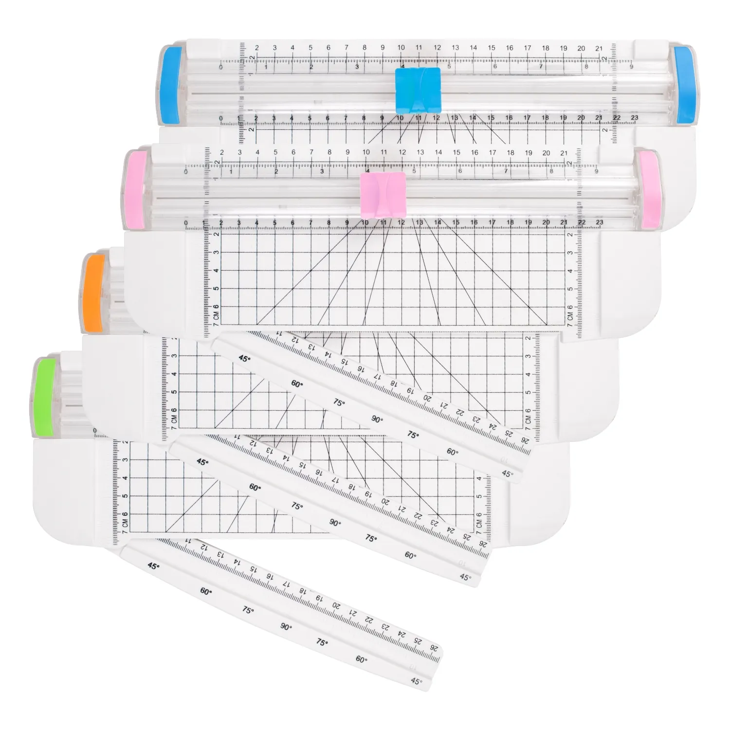 Cortador de papel portátil multifuncional, de alta qualidade, plástico a5, aparador de papel para diy, scrapbook