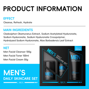 Coffret de Soins pour Hommes Laikou : Hydratant, Contrôle du Sébum, Peaux Sensibles, Usage Quotidien - Product Image 3