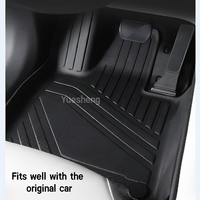 Accessoires intérieurs Jetour G700 Tapis de voiture personnalisés Tapis de voiture imperméables Tapis de voiture 3D TPE Tapis de sol de voiture Tapis de siège arrière Tapis de siège arrière