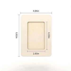 Wholesale Children's Oil Painting Board Handmade Clay <b>White</b> Mosaic Diy Rectangle Photo <b>Frame</b> Simple and Affordable - Product Image 1