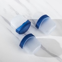 Pot vide de 7g pour cosmétiques, bocal en plastique brillant pour crème ou baume à lèvres