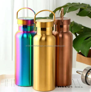 Wholesale Price Handmade New Style Bottle <b>Hammered</b> Water Bottle Enamel Printed Travelling And Gym Drinkware Bottle - Product Image 4