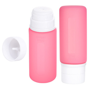 Portable Travel Refill Bottles 3Oz (89Ml) For <b>Sunscreen</b> Cosmetic Creams With Pump Dispenser Set - Product Image 5
