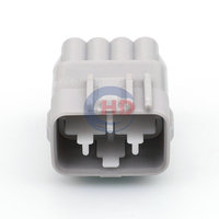 Connecteur de câble de phare de voiture mâle 8 broches étanche pour lampe 7282-1081-40 90980-10890