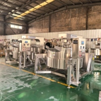 Wok industriel multifonctionnel à 6 griffes pour le traitement des sauces, des condiments et des bases de fondue