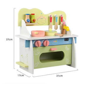 Puzzle per bambini giochi in legno casa giocattoli per la casa cuoco cibi colorati amore giocattoli da <span class=keywords><strong>cucina</strong></span> Set tavolo da pranzo giocattoli da tavola per bambini - Product Image 5