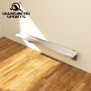 Banc de jeu mural en aluminium de 6 pi pour vestiaires, piscines, installations sportives, entrées d'immeubles et parcs - Product Image 4