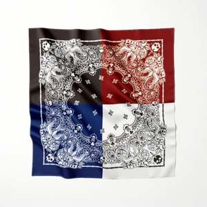 Foulard carré en soie pour femme, foulard à la texture soyeuse pour envelopper les cheveux et dormir la nuit - Product Image 1