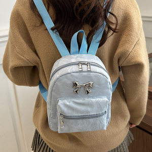 <span class=keywords><strong>Sac</strong></span> <span class=keywords><strong>à</strong></span> <span class=keywords><strong>dos</strong></span> de luxe <span class=keywords><strong>carré</strong></span> pour <span class=keywords><strong>femme</strong></span> avec fermeture éclair, mini-<span class=keywords><strong>sac</strong></span> d'école et <span class=keywords><strong>sac</strong></span> de voyage tendance - Product Image 6