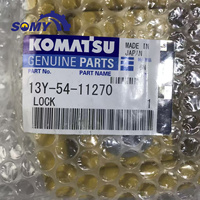 Serrure mécanique durable 13Y-54-11270 compatible avec les machines de génie civil Komatsu, serrure de cabine stable pour l'entretien quotidien des excavatrices