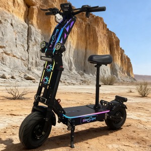 Potente Scooter Eléctrico G14, Batería de 72V 40Ah-100Ah, Bloqueo Inteligente NFC con APP, Freno de Aceite Hidráulico, Scooter Plegable Compatible con Ruedas de 13" y 14" - Product Image 1