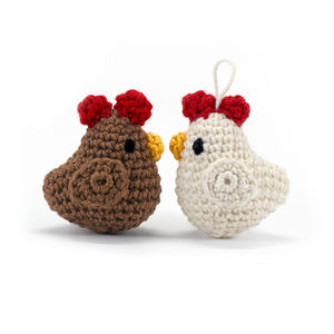 Grosir boneka Amigurumi ayam Crochet kustom mainan Amgurumi rajutan tangan boneka ayam jantan mainan hadiah bayi - Product Image 3