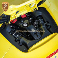 Boîtier d'admission d'air en fibre de carbone sèche pour Ferrari 488, pièce auto pour port d'admission d'air