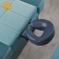 Table de massage électrique moderne et polyvalente en acier inoxydable de haute qualité avec lit de shampoing réglable, bassin de bain de pieds et poste de travail pour salon
