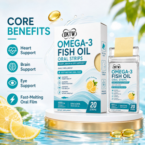 Tiras Orales de Aceite de Pescado Omega 3 Personalizadas con Aceite de Algas para Nutrición Diaria, Suministro de Marca Privada - Product Image 5