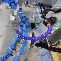 Machine de remplissage de parfum de type mandrin automatique de contrôle de PLC, entraînement de servomoteur sans mousse sans goutte avec écran tactile