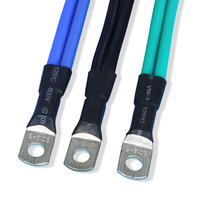 Pabrik merah/hitam 1/2/3M disesuaikan 1015 10AWG kabel listrik Cincin Terminal Lug konektor kawat PVC
