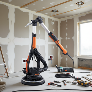 Ponceuse à cloisons sèches 900W 800-1800 tr/min à vitesse variable, auto-aspirante, professionnelle, électrique, alimentée par prise - Product Image 2