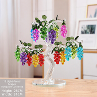 Arbre de vigne artificiel en cristal en gros, bonsaï, décoration d'intérieur, ornement porte-bonheur Feng Shui pour bureau, cadeau
