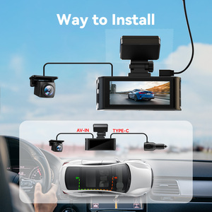 Redtiger F7N 4K Night Vision Car Black Box Dual <b>Dash</b> <b>Camera</b> Front and Rear WIFI GPS Without SD Card for Dealer - Product Image 4