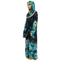 Abaya – robe musulmane pour enfants, imprimé de motifs turcs, égyptien, dubaï, Hijab, Kaftan, vêtements de prière