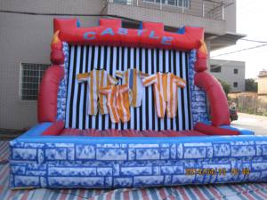 Pared inflable de Velcro en oferta para juegos deportivos infantiles con sistema de gancho y bucle - Product Image 1