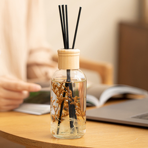 Diffusore di Fragranza per Ambienti OEM 250ml Bottiglia in Vetro Diffusore di Aromi Olio Essenziale Diffusore a Bastoncini con <span class=keywords><strong>Fiori</strong></span> Secchi - Product Image 5